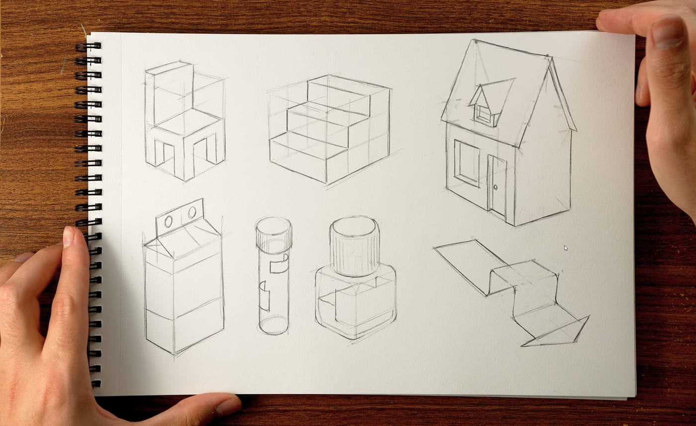 Dessiner des objets faciles, après